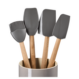 Le Creuset 5 Piece  Utensil Set In Flint