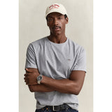 Gant Mens Regular Shield T-Shirt In Grey