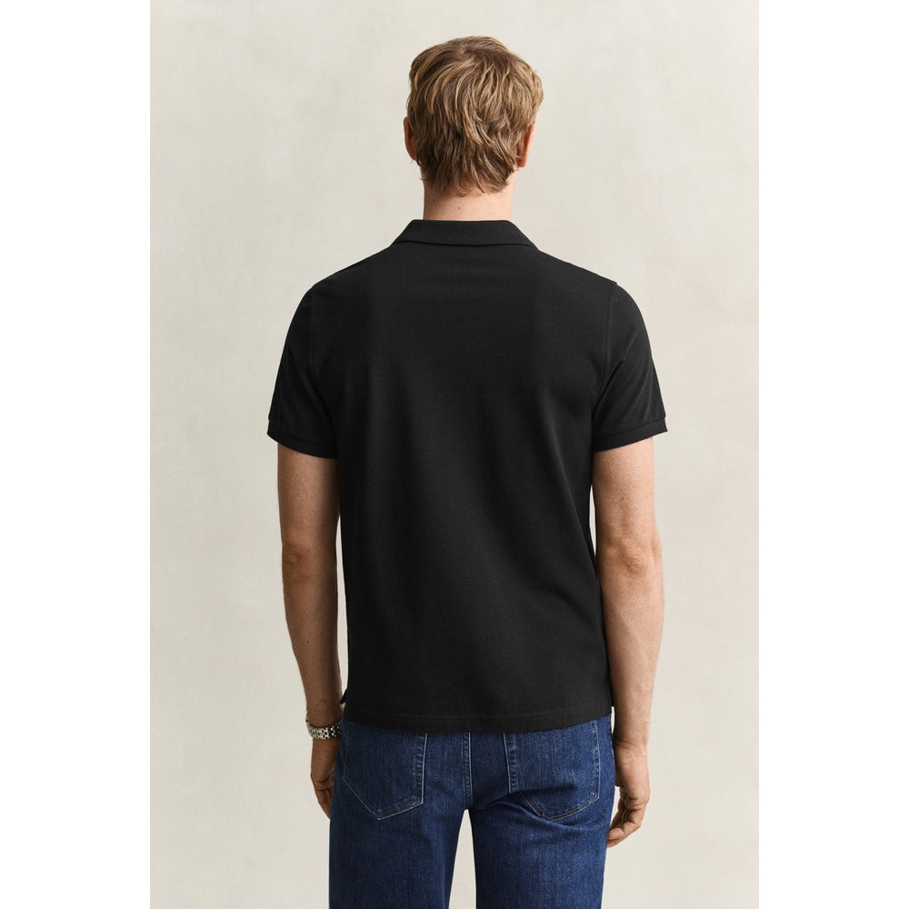 Gant Mens Shield Golfer In Black