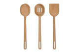Le Creuset Set Of 3 Wooded Utensil Set In Neutral