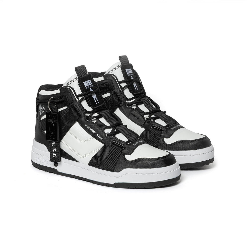 S.P.C.C Mens Recon Tau Hi Sneakers In Black/White