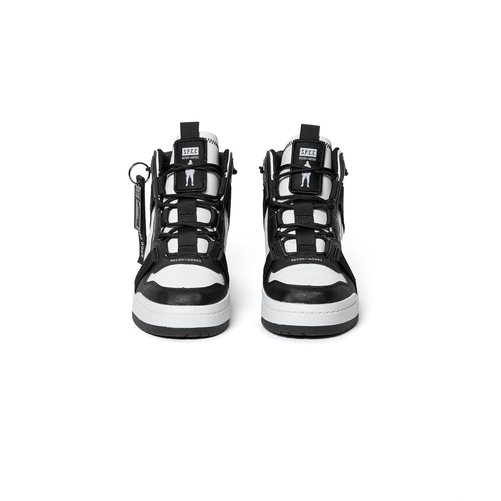 S.P.C.C Mens Recon Tau Hi Sneakers In Black/White