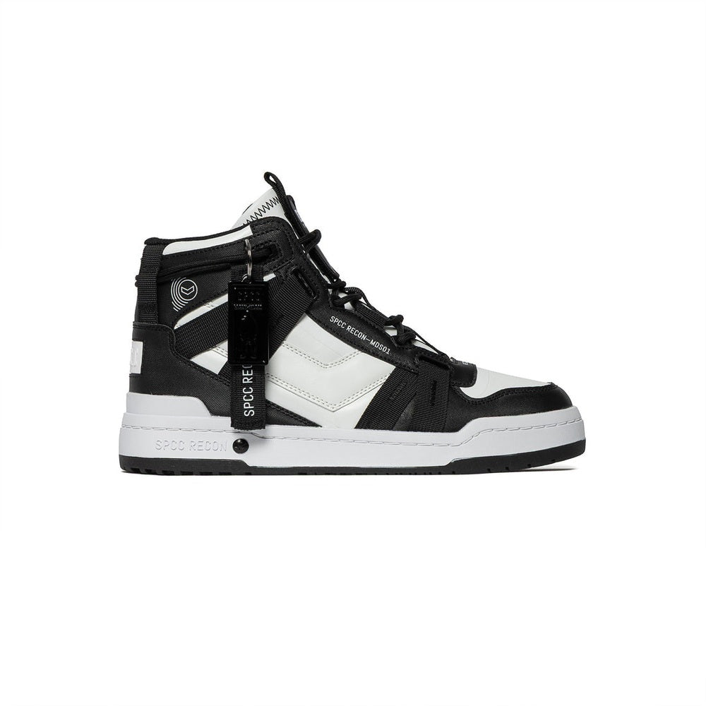 S.P.C.C Mens Recon Tau Hi Sneakers In Black/White