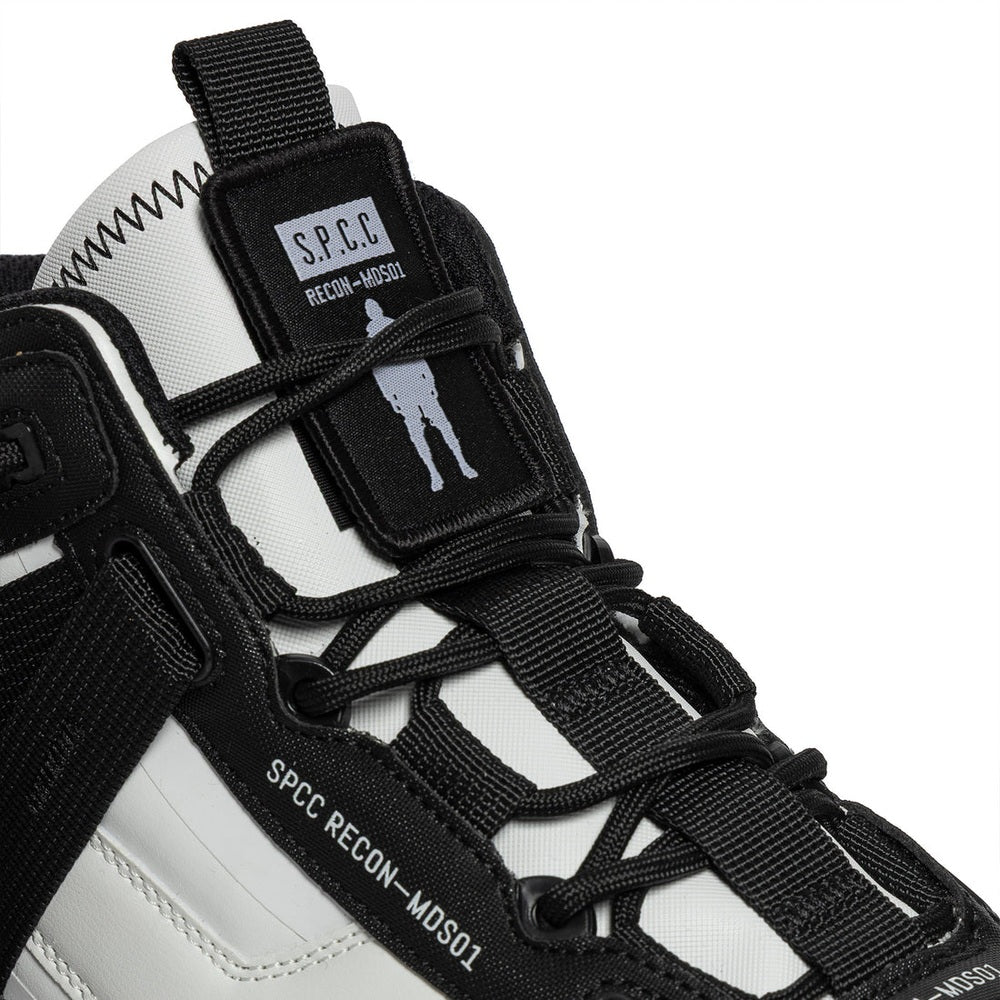 S.P.C.C Mens Recon Tau Hi Sneakers In Black/White
