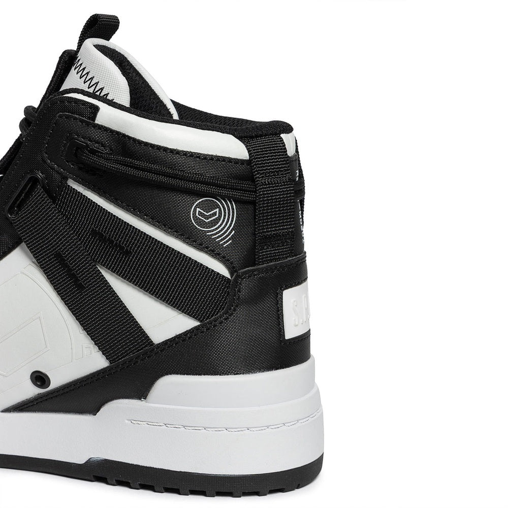 S.P.C.C Mens Recon Tau Hi Sneakers In Black/White