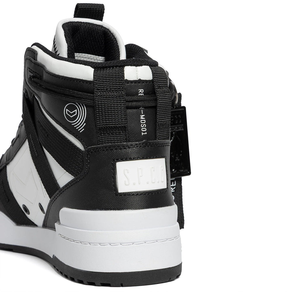 S.P.C.C Mens Recon Tau Hi Sneakers In Black/White