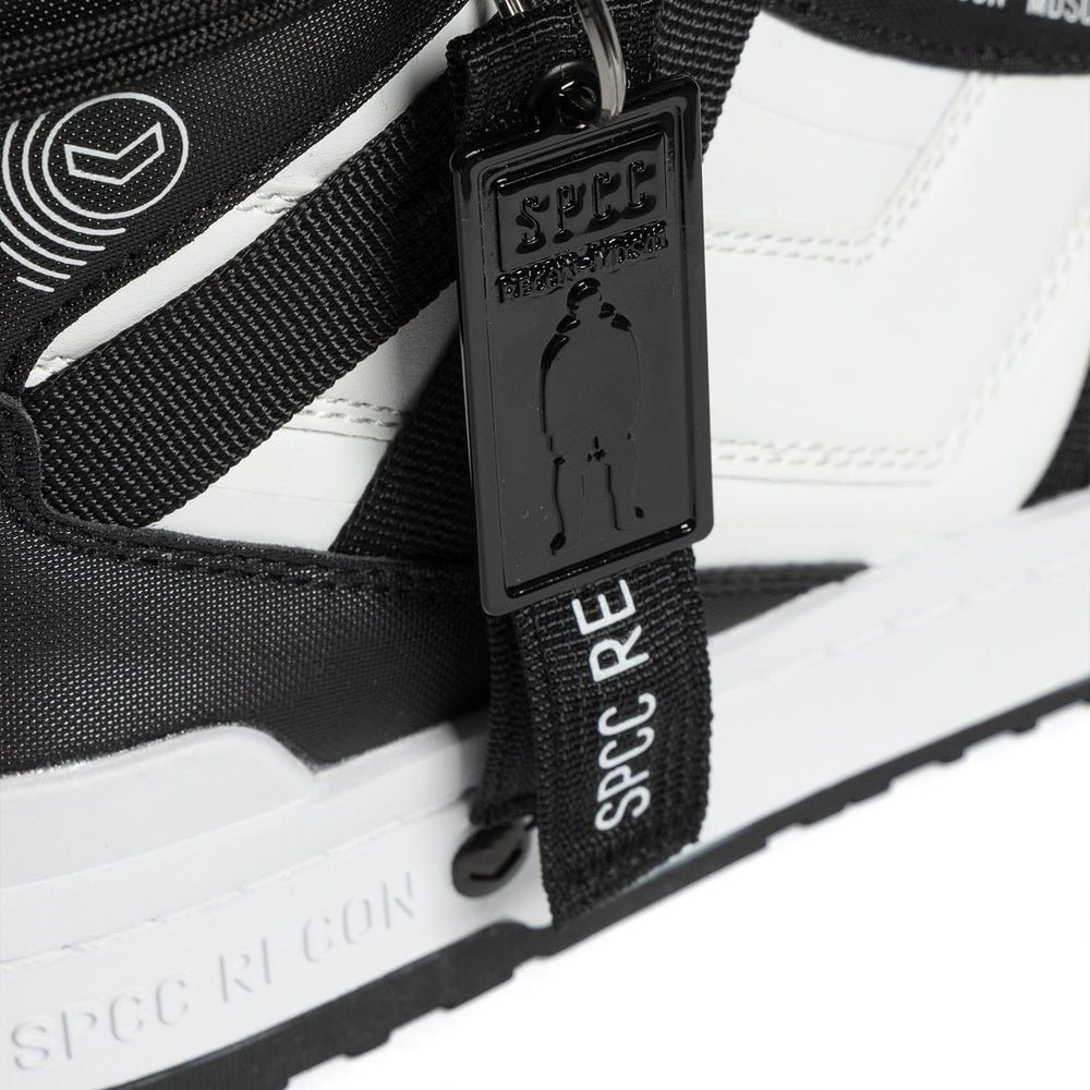S.P.C.C Mens Recon Tau Hi Sneakers In Black/White