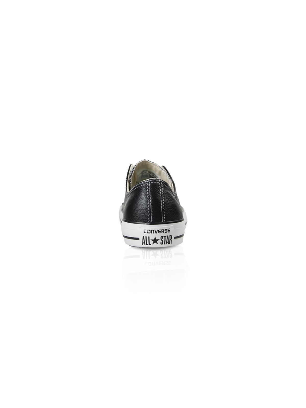 Converse All Star Low Unisex Leather Shoes In Black