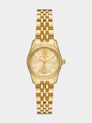 Micheal Kors Womens Lexington Stainless Steel Watch In Gold
