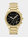 Armani Exchange Mens Gold Plated Watch