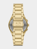 Armani Exchange Mens Gold Plated Watch