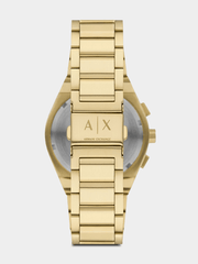 Armani Exchange Mens Gold Plated Watch