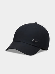 Nike Unisex Kids Dri-Fit Metal Swoosh Cap In Black