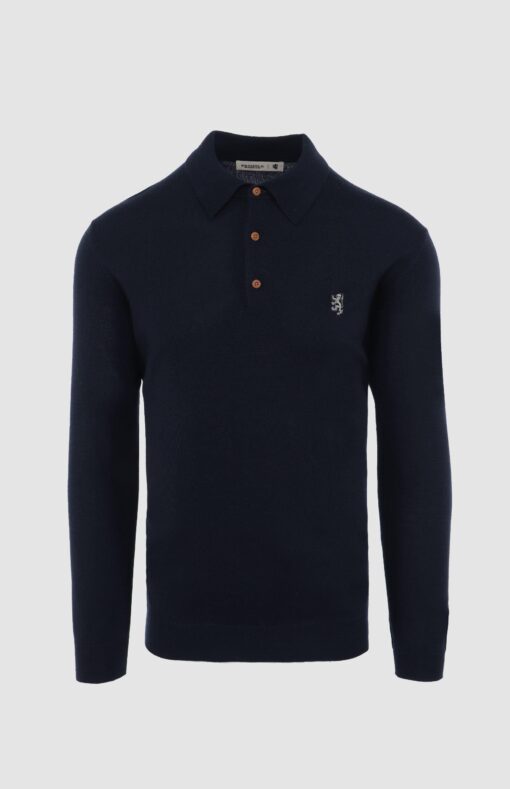Pringle Mens Knitwear Golfer Merino In Navy