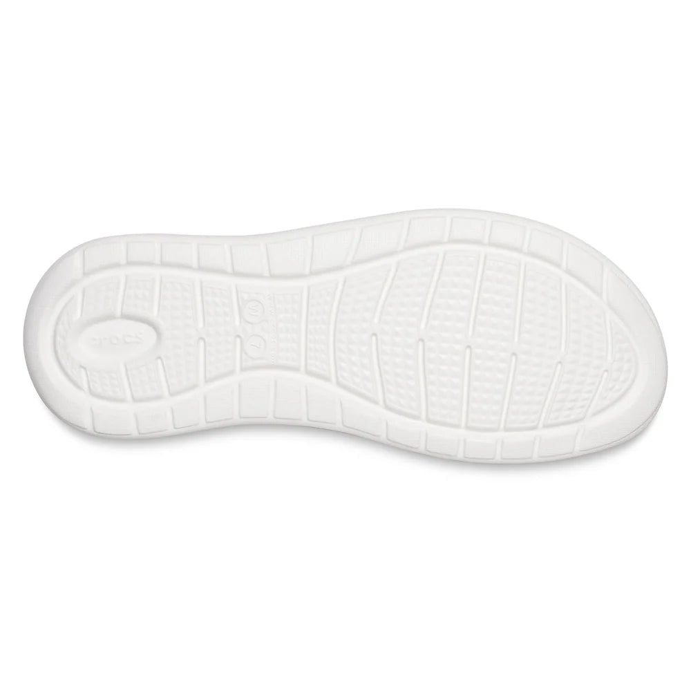 Crocs Womens Literide Stretch Sandals In Black/White