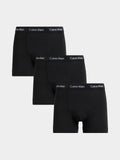 Calvin Klein Mens 3 Pack Hip Briefs In Black