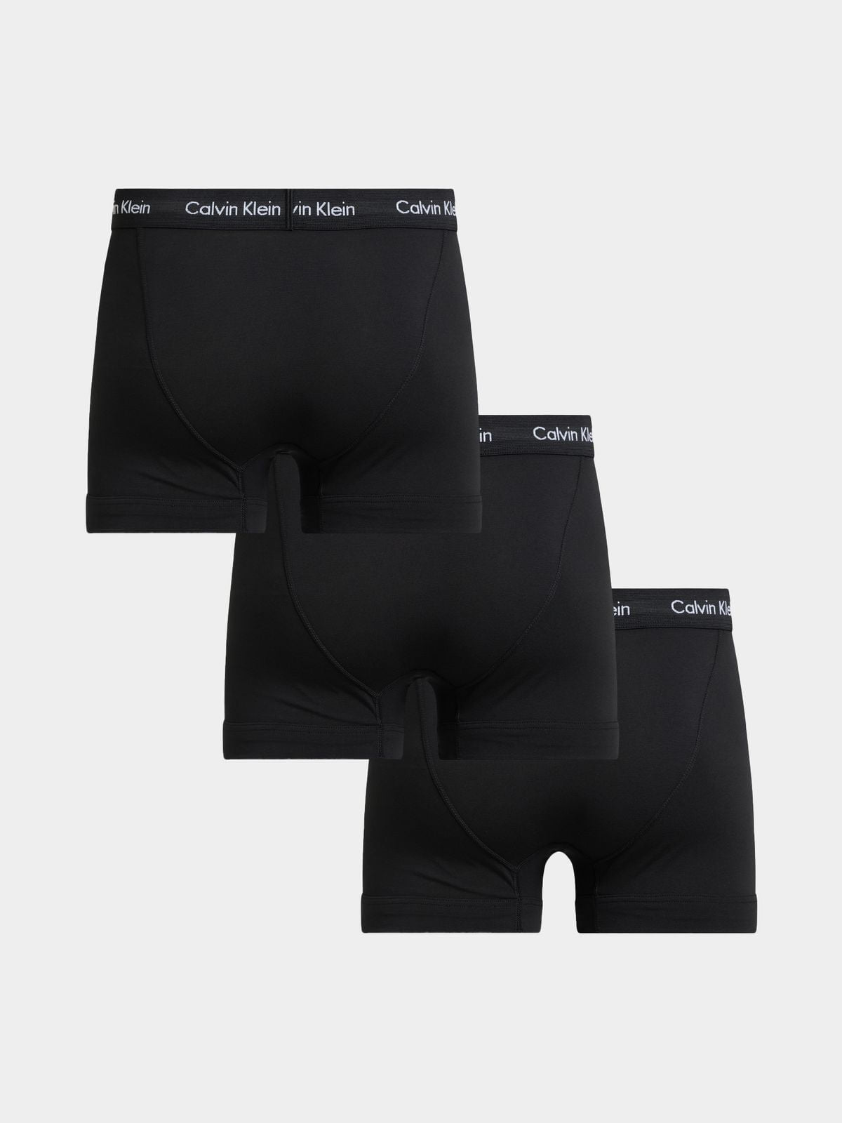 Calvin Klein Mens 3 Pack Hip Briefs In Black