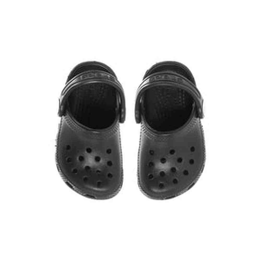 Crocs Unisex Kiddies Toddlers Classic Clog Sandals In Black