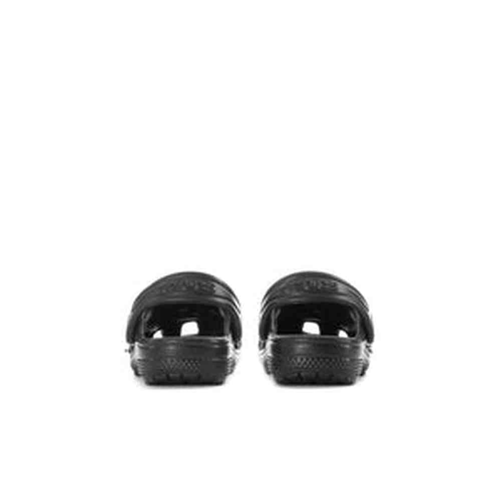 Crocs Unisex Kiddies Toddlers Classic Clog Sandals In Black