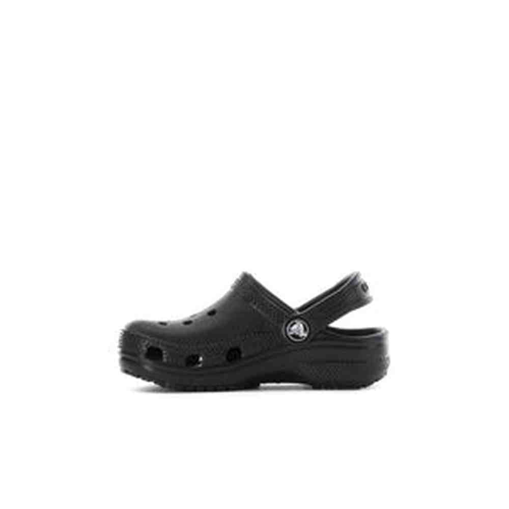 Crocs Unisex Kiddies Toddlers Classic Clog Sandals In Black