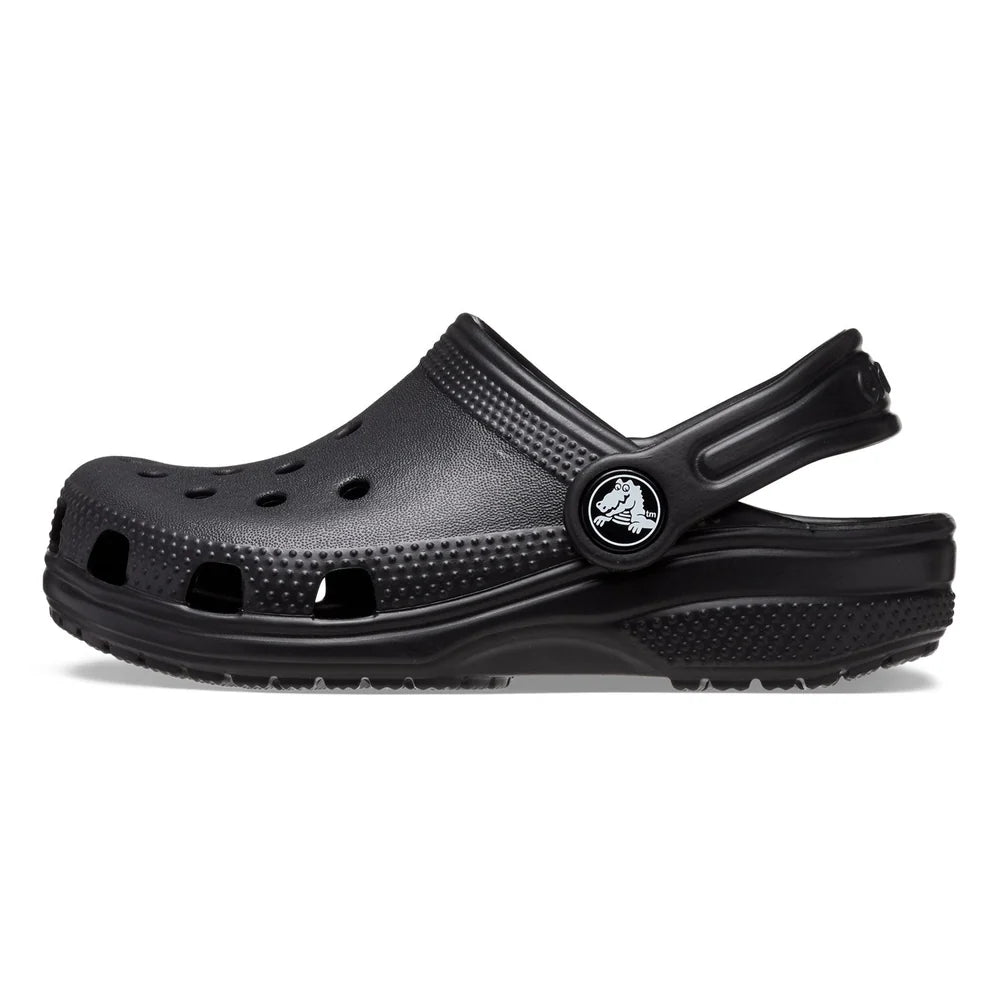 Crocs Unisex Kids Classic Clog Sandals In Black