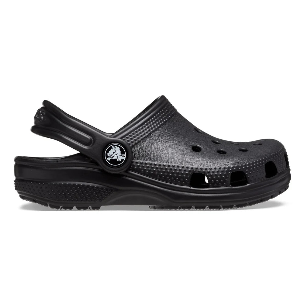 Crocs Unisex Kids Classic Clog Sandals In Black