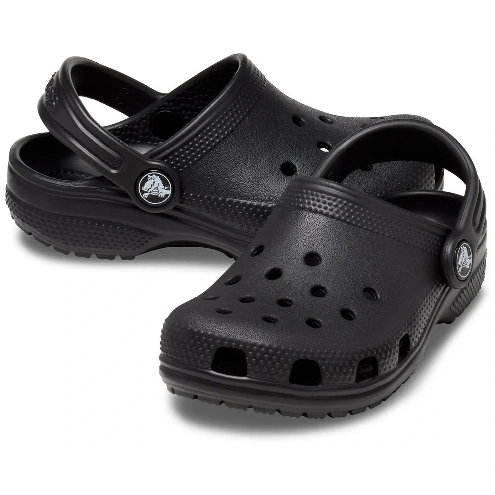 Crocs Unisex Kids Classic Clog Sandals In Black