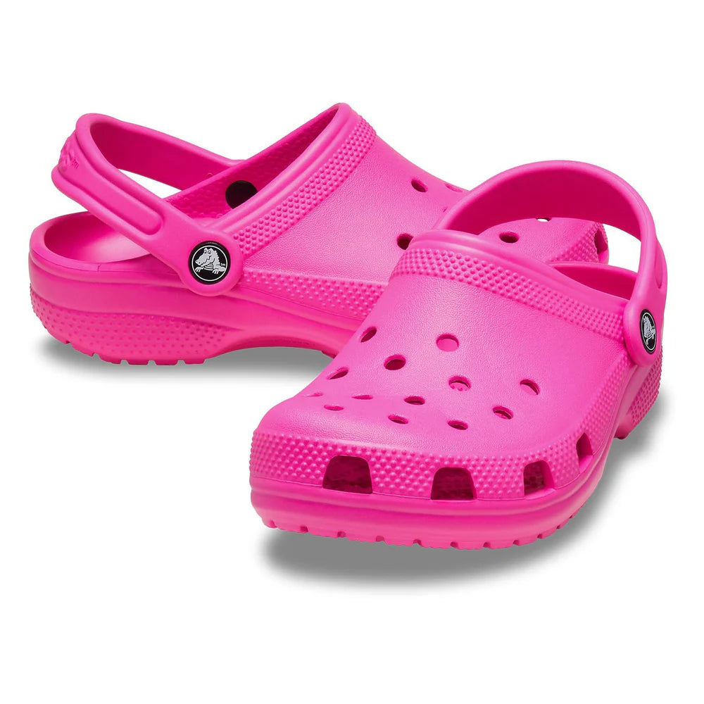 Crocs Kids Classic Clog Shoes In Pink