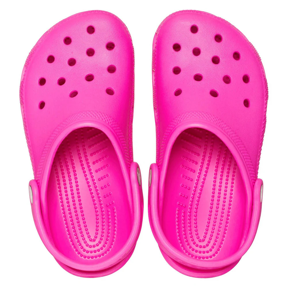 Crocs Kids Classic Clog Shoes In Pink