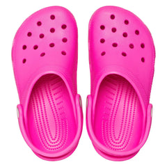 Crocs Kids Classic Clog Shoes In Pink