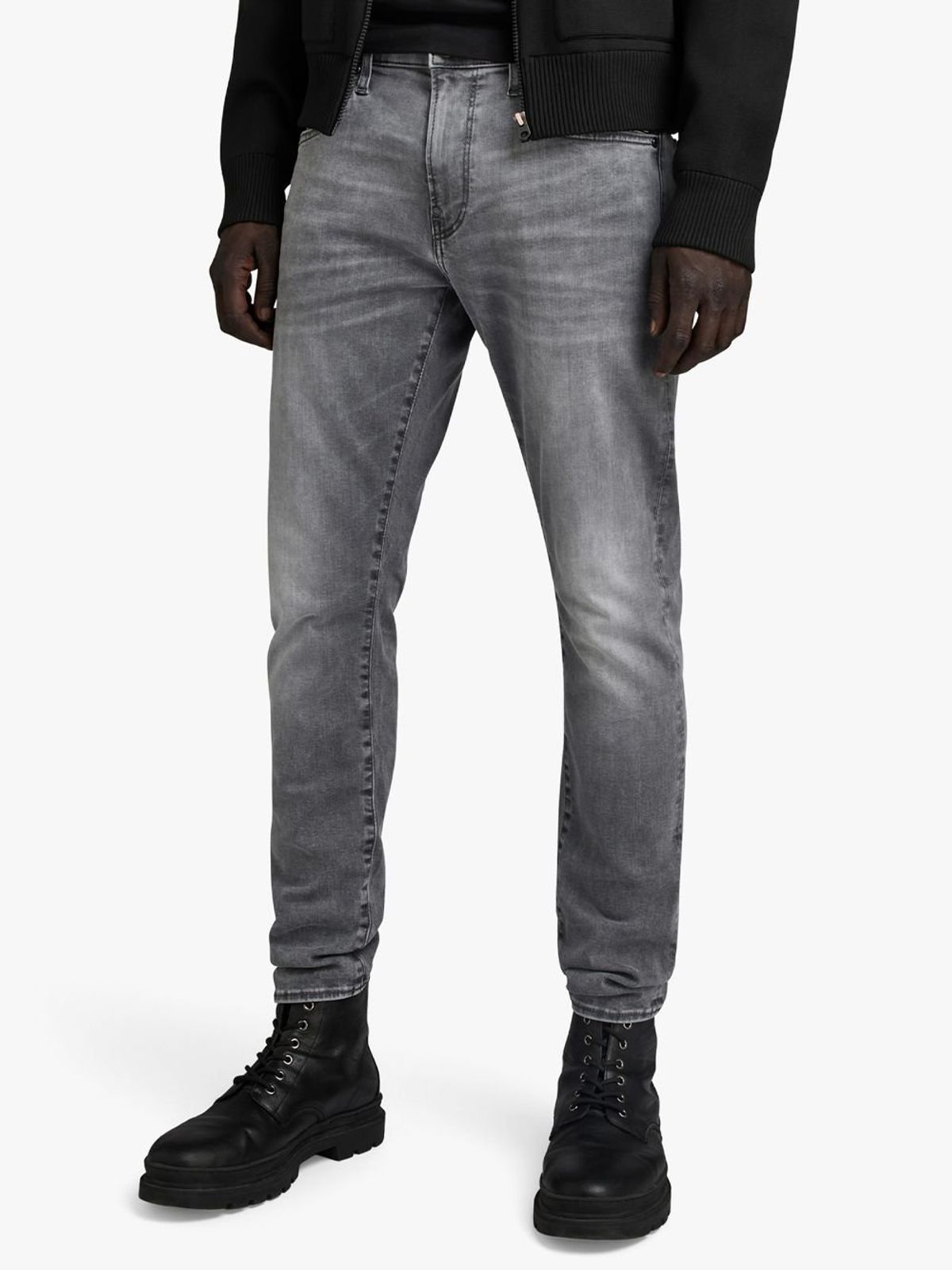 G-Star Raw Mens Revend Fwd Skinny Light Grey