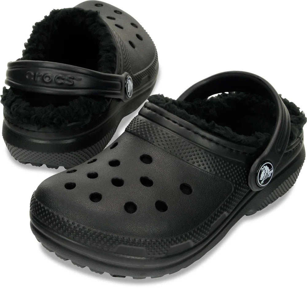 Crocs Classic Lined Clog In Black