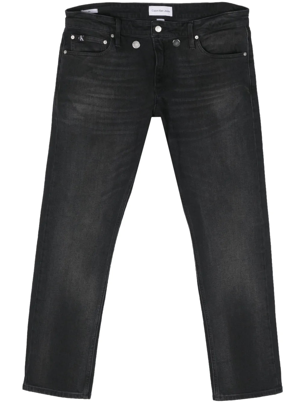 Calvin Klein Mens Skinny Jeans In Black