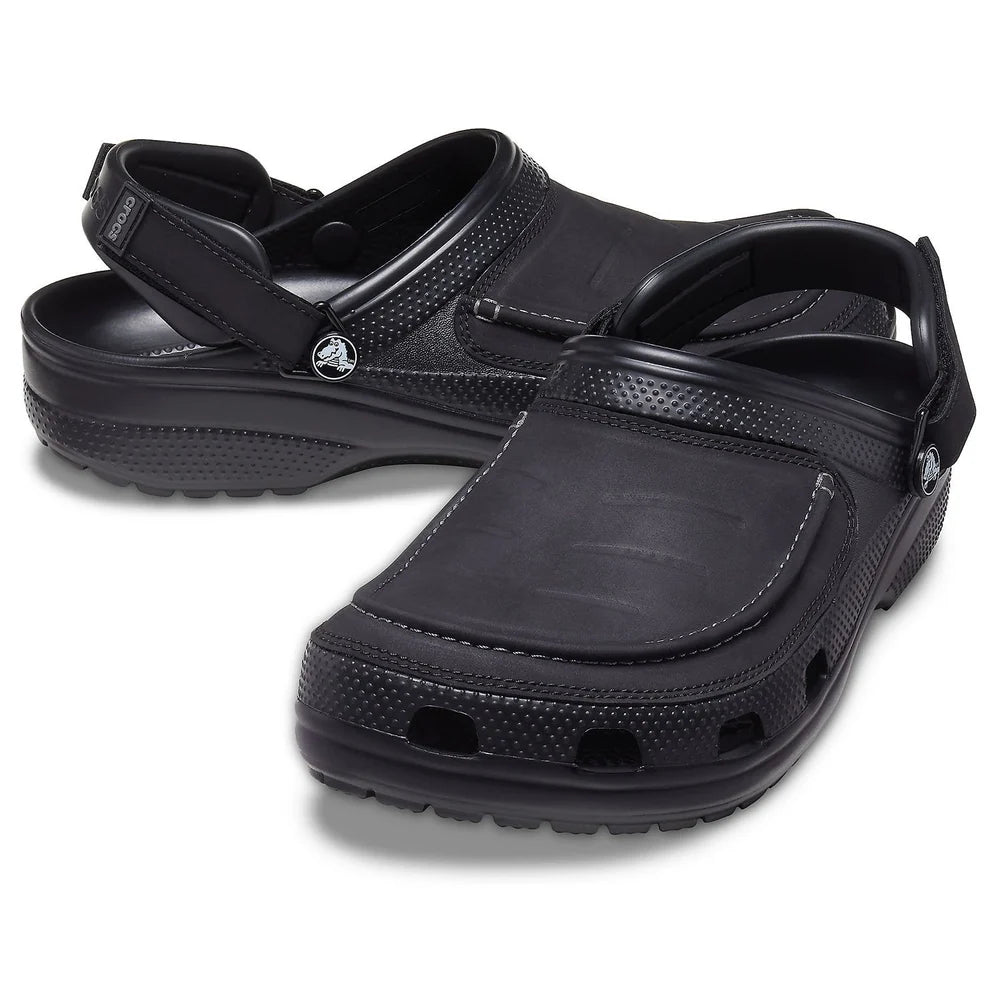 Crocs Mens Yukon Vista II Clog Shoes In Black