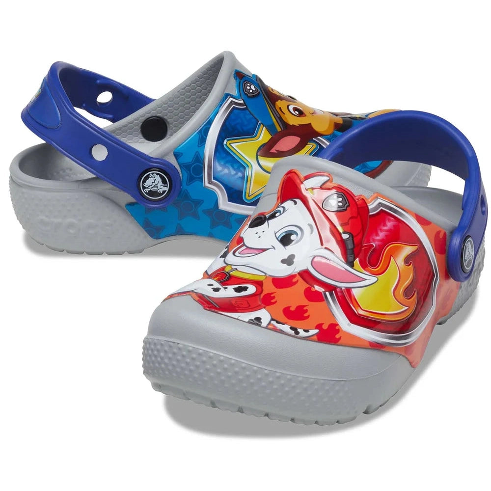 Crocs Toddlers Boys Paw Patrol Clog Sandals In Light Grey Multi