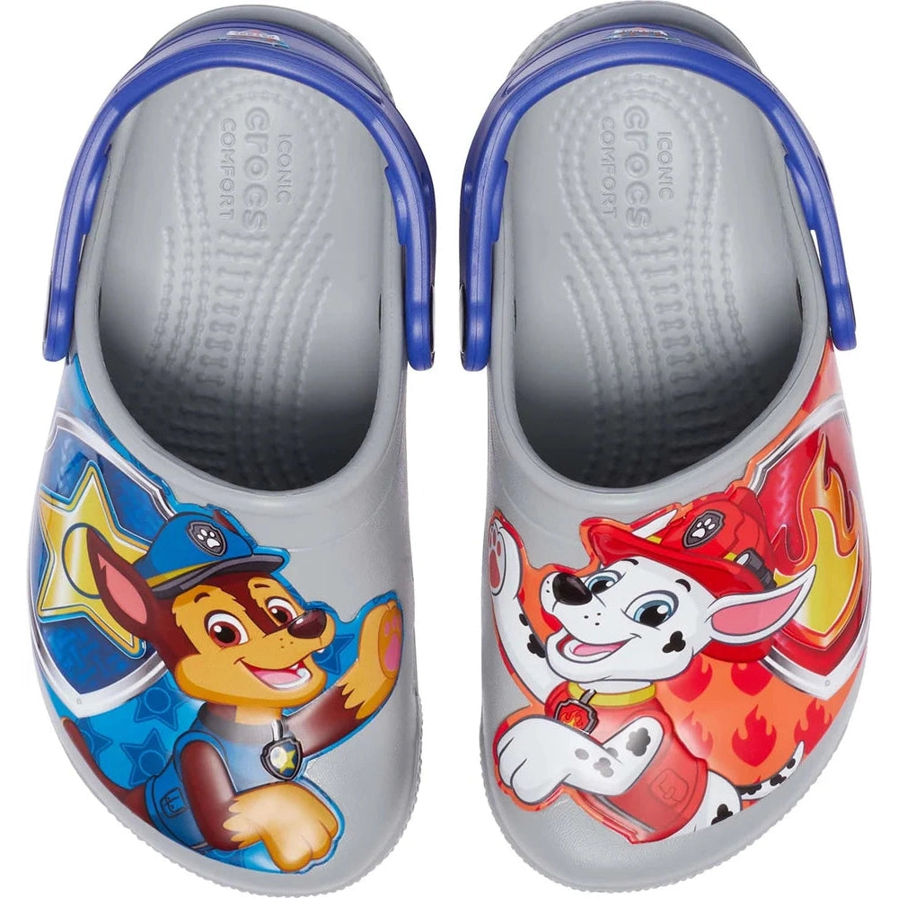 Crocs Toddlers Boys Paw Patrol Clog Sandals In Light Grey Multi