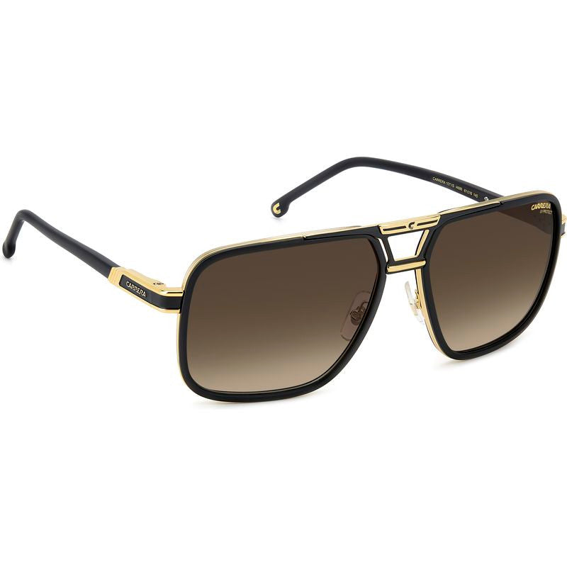 Carrera Mens Sunglasses In Black And Gold