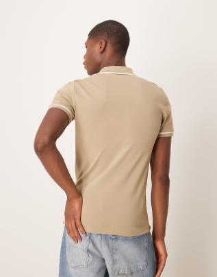Calvin Klein 31560317 Tipping Polo Khaki