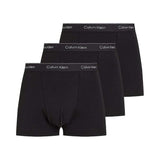 Calvin Klein Mens 3 Pack Trunks In Black