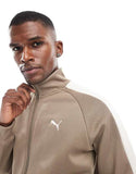 Puma Unisex Foundation Poly Track Jacket In Mouse Grey