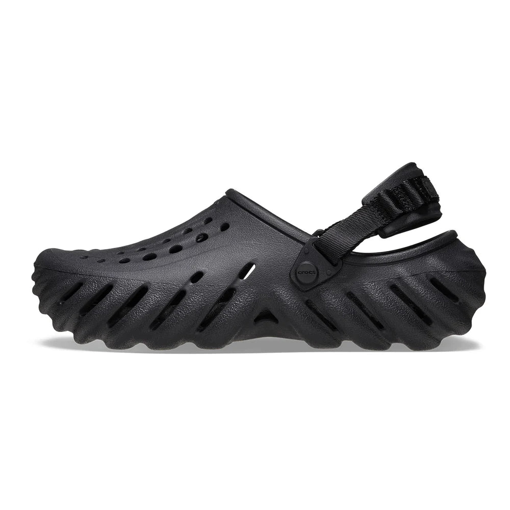 Crocs Mens Echo Clog Shoes Black