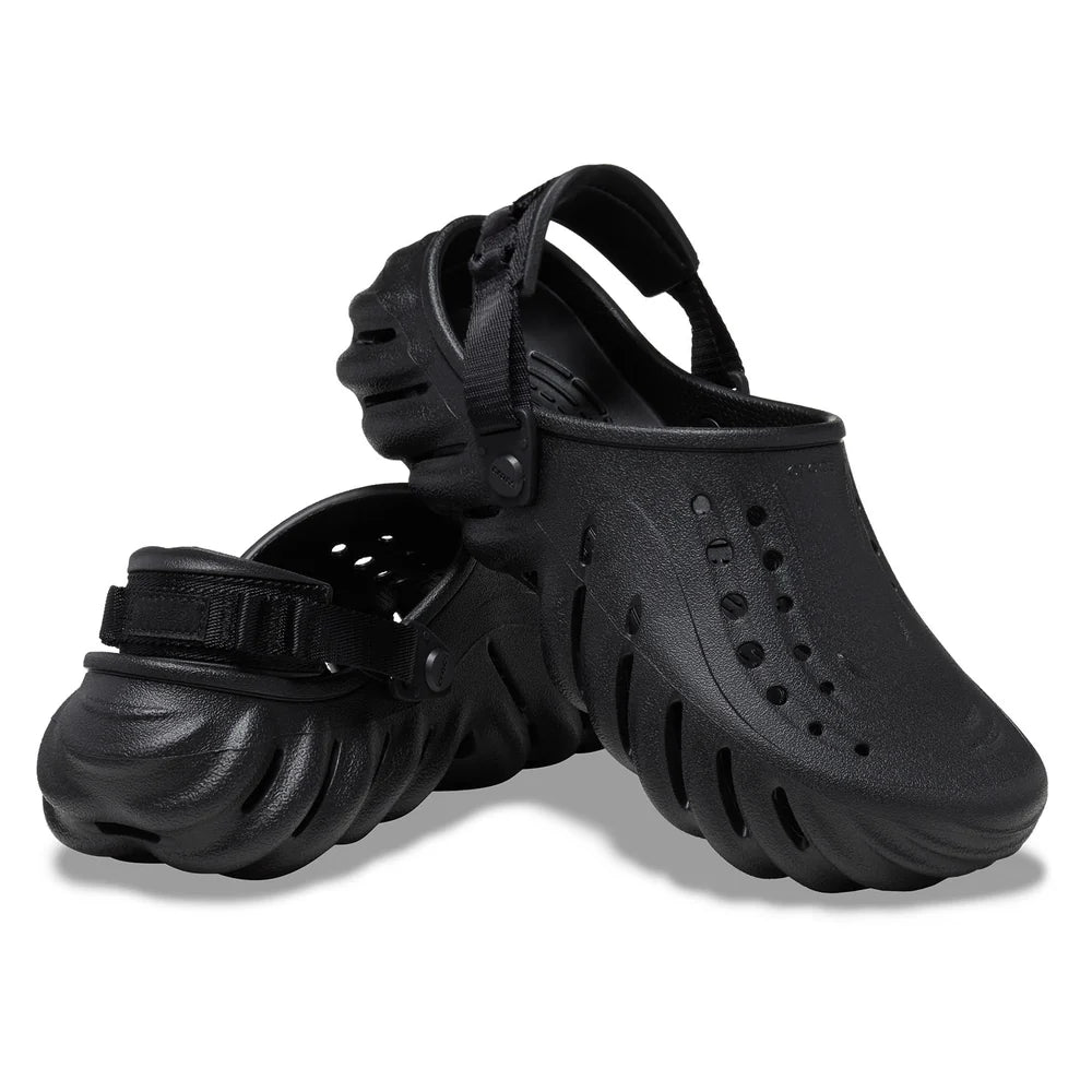 Crocs Mens Echo Clog Shoes Black