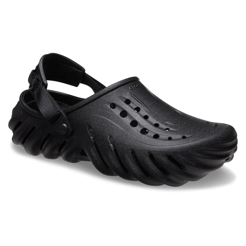 Crocs Mens Echo Clog Shoes Black