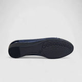 Hush Puppies Soft Style Rishon Bow Shoes In Navy