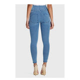 Freddy Ladies High Waist Skinny Push Up J4Y Jeans In Light Blue