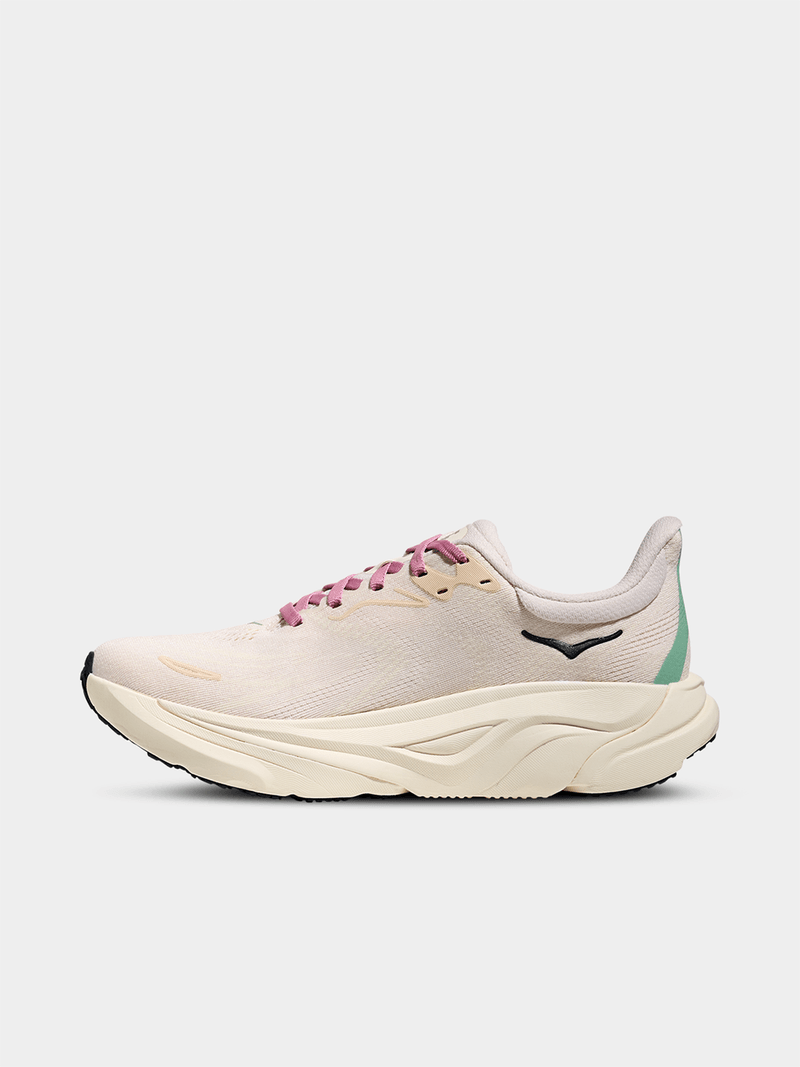 Hoka Womens Arahi 8 Cream/Alabaster Running Shoes