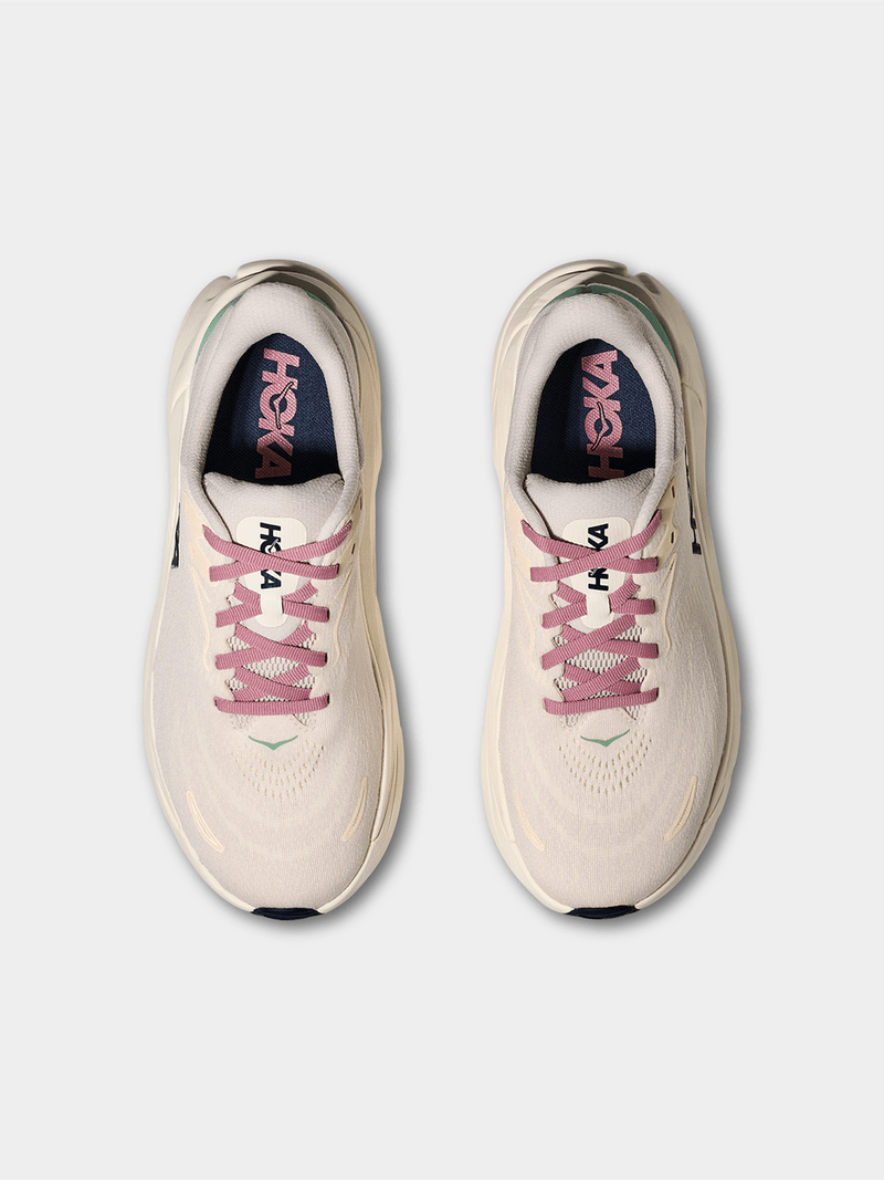 Hoka Womens Arahi 8 Cream/Alabaster Running Shoes