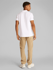 Calvin Klein Jeans Monologo Polo White