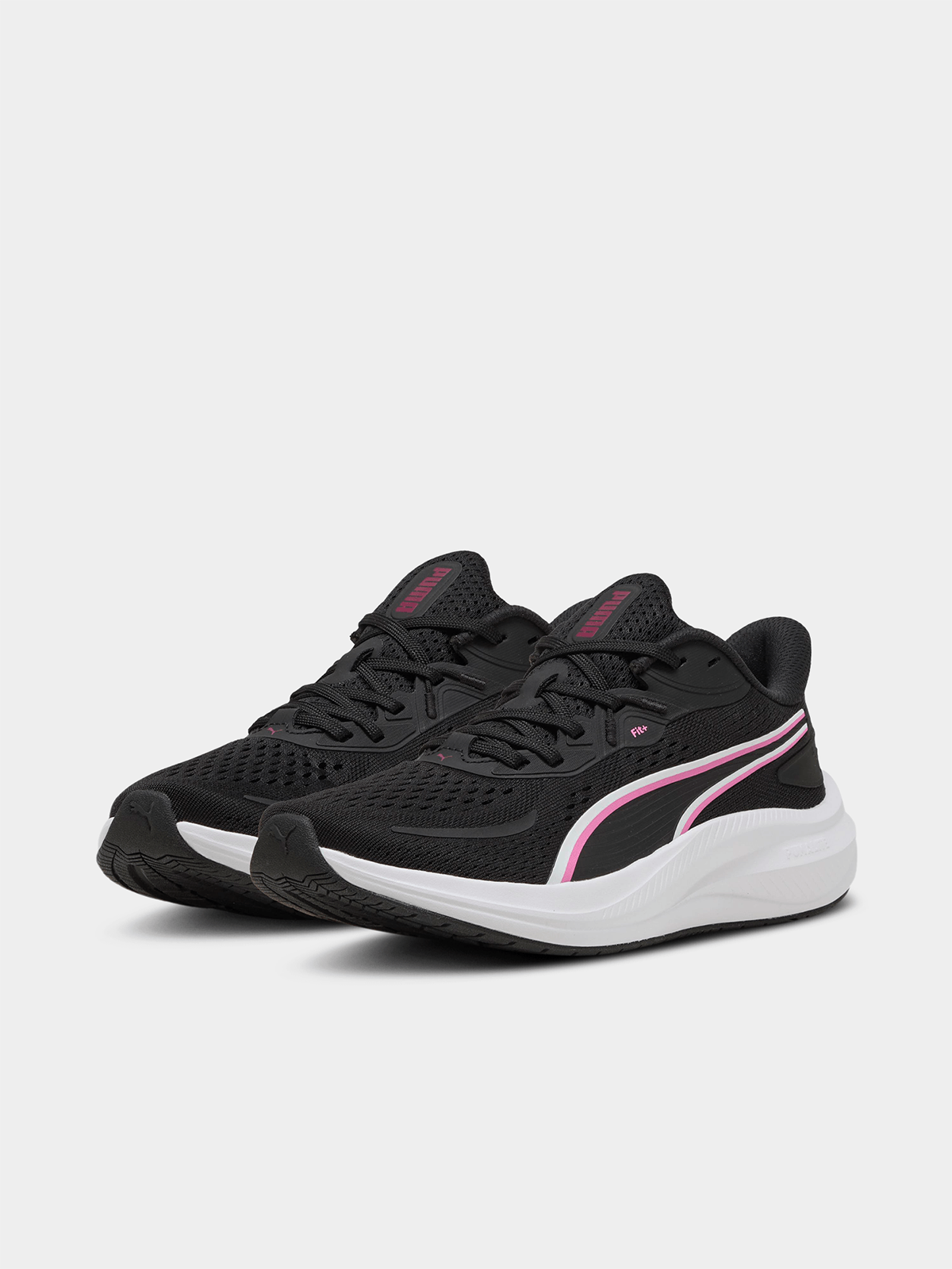 Puma Womens Skyrocket Lite 2 Sneakes In Black/Berry/White/Pink