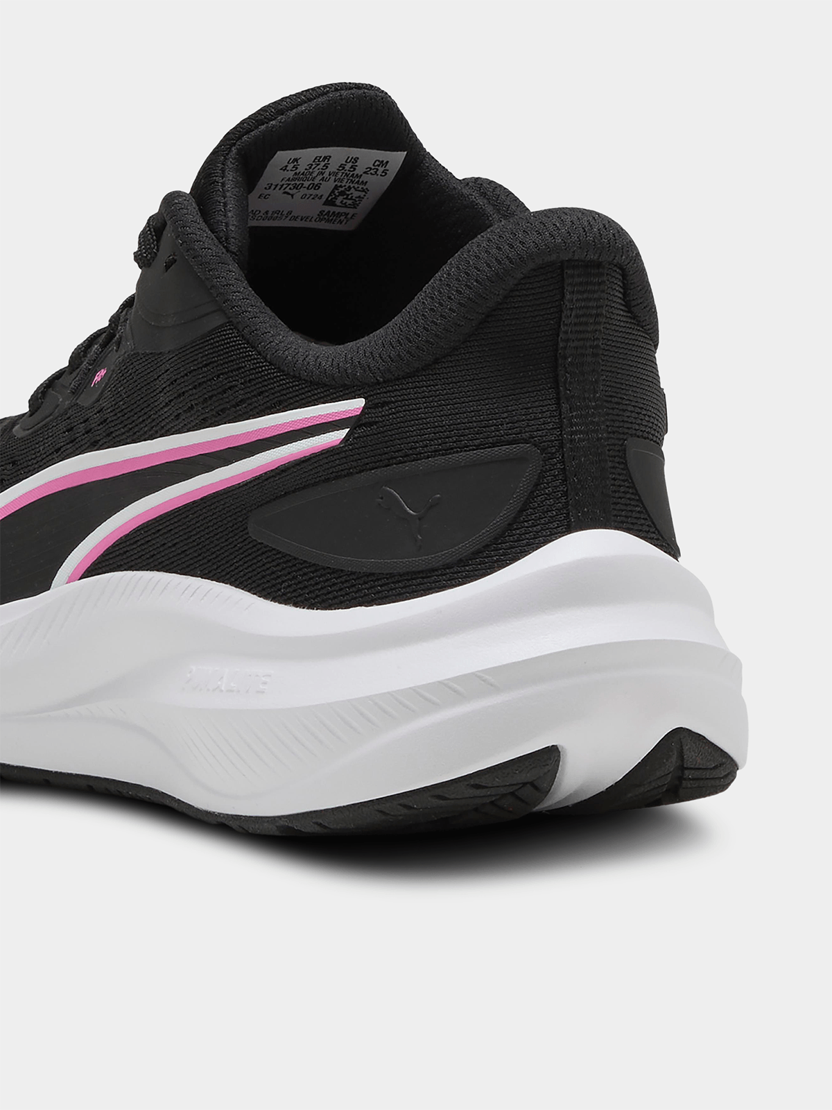 Puma Womens Skyrocket Lite 2 Sneakes In Black/Berry/White/Pink
